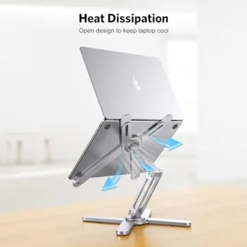 Ergonomic OMOTON 360 Rotatable Laptop Stand for All Laptops