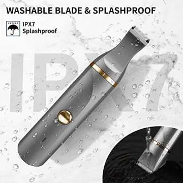 AREYZIN Body Hair Trimmer for Women USB Rechargeable Grooming Tool