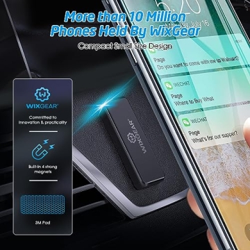 WixGear Magnetic Phone Car Mount for All Devices