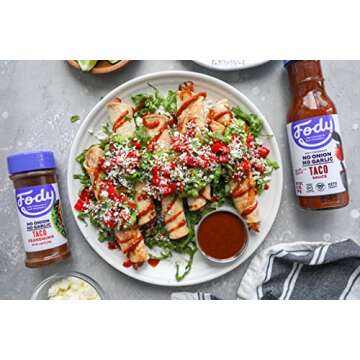 Fody Foods Vegan Taco Seasoning, Great for Grilling, Low Fodmap Certified, Sensitive Recipe, Gut & IBS Friendly, 2.6 Ounce