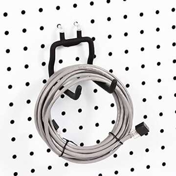 FRIMOONY Pegboard Hooks - 12 Heavy Duty Tool Organizers