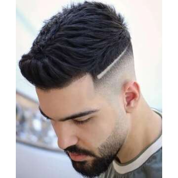 Hollywood Toupee for men Hair pieces for men N.L.W. European virgin human hair replacement system for men 10x8"human hair prosthesis units patch implant for men #1 Jet Black