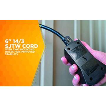 Woods 50125WD Wireless Remote Control Outlet Kit for Home