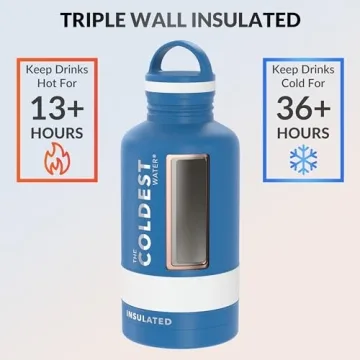 Coldest Insulated Water Bottle | 64oz Leak Proof & Durable