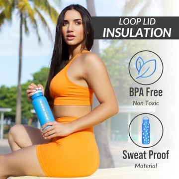 Coldest Insulated Water Bottle | 64oz Leak Proof & Durable