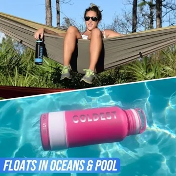 Coldest Insulated Water Bottle | 64oz Leak Proof & Durable