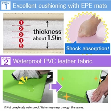 KaRaDaStyle 71x39 Folding Gymnastics Mat for Home Use