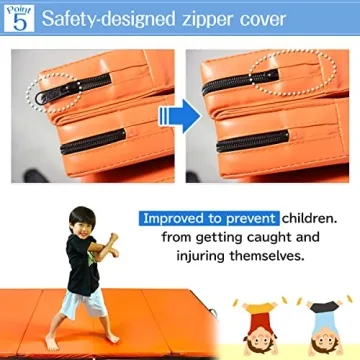 KaRaDaStyle 71x39 Folding Gymnastics Mat for Home Use