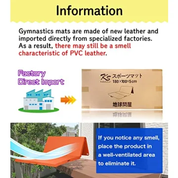 KaRaDaStyle 71x39 Folding Gymnastics Mat for Home Use