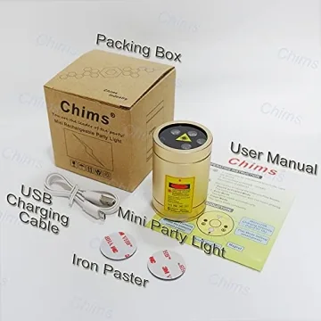 Chims Laser Light Show RGB 30 Patterns Sound Activated