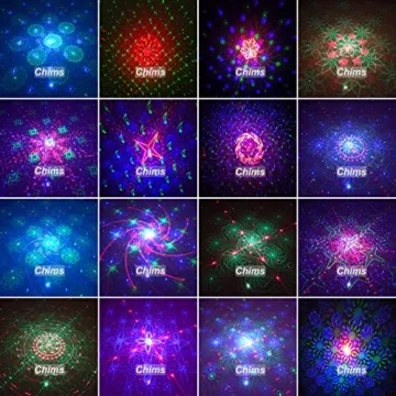 Chims Laser Light Show RGB 30 Patterns Sound Activated