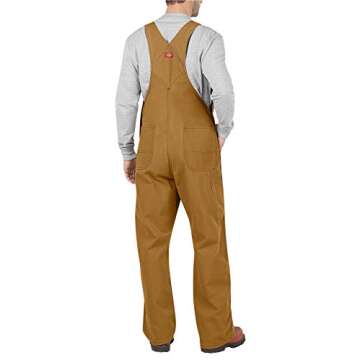 Dickies Men's Bib Overalls - Rinsed Timber - 36W x 34L US