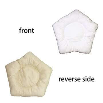 peyamii Pet Tent Portable Puppy Sweet Bed Suitable for Small Dogs or Cats Natural Cotton Canvas with Cushions Lights can Wash Kennels 20x20x24 Inches