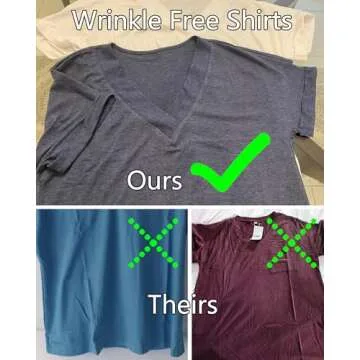 EyMuse V Neck Tees: Trendy Lightweight Summer Tops 2025