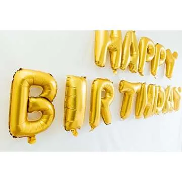 UP Celebrations Happy Birthday Banner - Elegant Party Decor