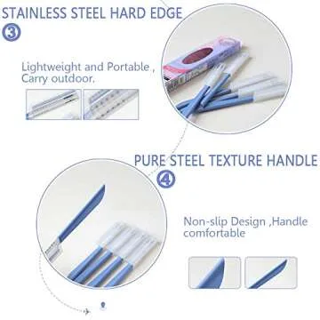 Facial Razor for Women - 5 Eyebrow Razors for Precision Grooming