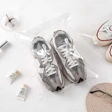 Nistar 50 Count Resealable Cellophane Bags for Clothing