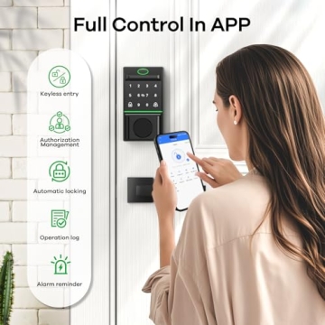 GGUU Smart Lock - Keyless Entry Deadbolt with App Control