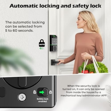 GGUU Smart Lock - Keyless Entry Deadbolt with App Control
