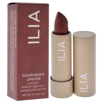 ILIA Natural Color Block Lipstick - Vegan, Cruelty-Free