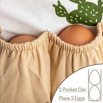 Aurya Kids Egg Apron, Chicken Eggs Collecting Gathering Holder Apron, Hen Duck Goose Eggs Holder Apron for Children
