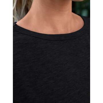 AUTOMET Shirts for Women Summer Spring Tops Short Sleeve Oversized Tshirts Fashion Basic Casual Tee Clothes 2025 Trendy 02black XL