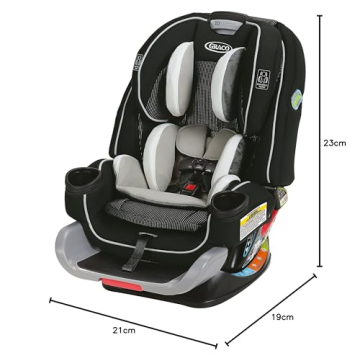 Graco 4Ever Extend2Fit 4 in 1 Car Seat for Safety