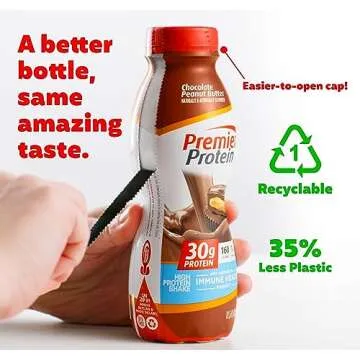 Premier Protein Shake - 30g Protein, Delicious Flavors, Low Sugar, 11.5 Fl Oz, 12 Count