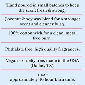 Cool Girl Candles | Lucky Girl Syndrome Coconut + Hibiscus Scented Candle Preppy Pink Aesthetic Room Decor Pastel Danish Y2K Gift for Sister Tiktok Viral Best Friend BFF Bestie for her