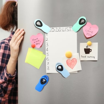 TACGEA Magnetic Chip Clips - 12 Pack, Blue Ombre