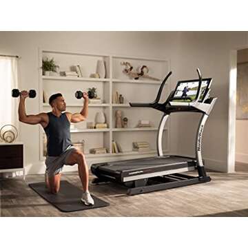 NordicTrack Commercial Incline Treadmill with Luxury Touchscreen and 30-Day iFIT Pro Membership