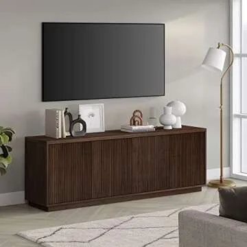 Stunning Henn&Hart 70" Wide TV Stand for Modern Home