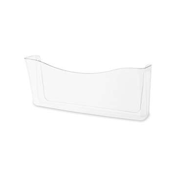 Rubbermaid Unbreakable Single Pocket Wall File, Legal Size, Clear (65980ROS)