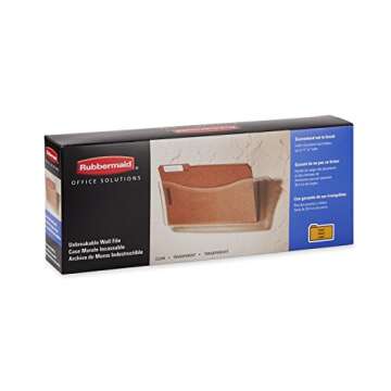 Rubbermaid Unbreakable Single Pocket Wall File, Legal Size, Clear (65980ROS)