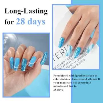 Eodci 12 Pcs Dip Powder Nail Kit for Stunning Manicures