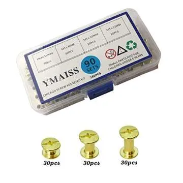 YMAISS Chicago Screws 90 Sets 3 Sizes Binding Posts