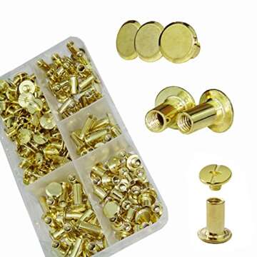 YMAISS Chicago Screws 90 Sets 3 Sizes Binding Posts