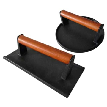 Firsgrill Heavy-Duty Cast Iron Burger Press for Grilling