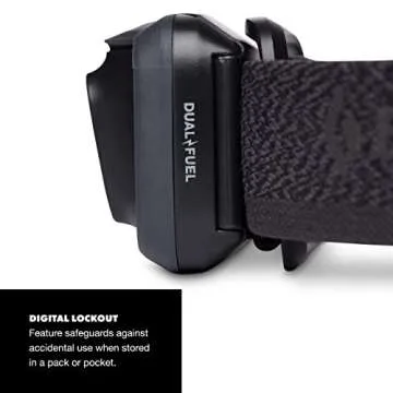 BLACK DIAMOND Cosmo 350 LED Headlamp (Graphite) - Waterproof and Dimmable Battery Powered Headlamp for Camping, Hiking, Running, with Red Light Headlamp Mode