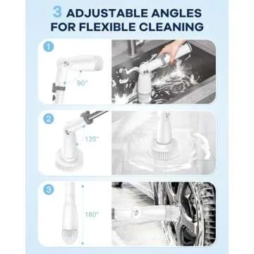 MABOGU Electric Spin Scrubber for Effortless Cleaning