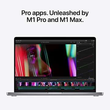 Apple MacBook Pro 16" with Liquid Retina XDR Display, M1 Pro Chip with 10-Core CPU and 16-Core GPU, 32GB Memory, 512GB SSD, Space Gray, Late 2021