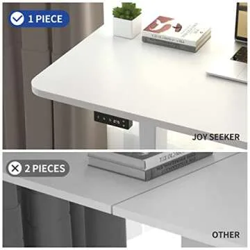 Joy Seeker Electric Adjustable Standing Desk for Ergonomic Work