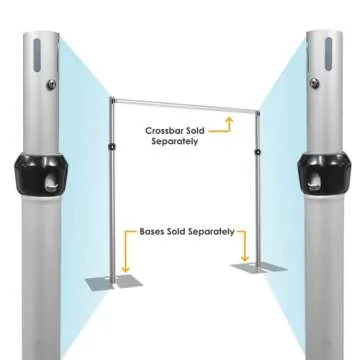 Urquid Adjustable Drape Uprights for Events & Photography