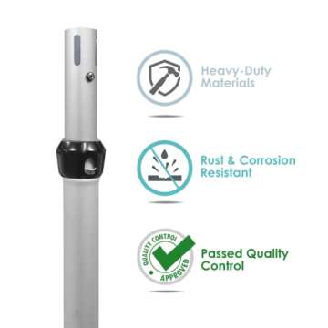 Urquid Adjustable Drape Uprights for Events & Photography