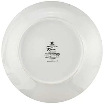 Rosanna Pasta Italiana Pasta Bowls Set of 4,White, 8.25"