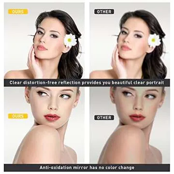 Huimei2Y 15.7" Wall Mirror Bathroom Round Mirror Circle Mirror for Wall Farmhouse Mirrors for Make Up Vanity Wall Mounted Mirror Living Room Entryway Bedroom Decor, Gold