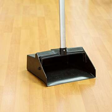 Janico 1085 Commercial Lobby Dustpan, 37" Ergonomic Design