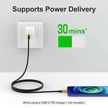 10ft Apple MFi-Certified Lightning Cable 3-Pack