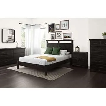 South Shore Versa 6-Drawer Double Dresser-Rubbed Black