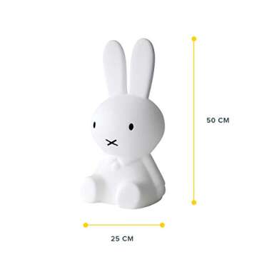 Dick Bruna - LED Lamp with Dimmer - Miffy XL (20" Inches) - Polyethylene
